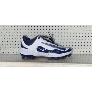Nike Alpha Huarache Elite 4 MCS Mens Molded Baseball Cleats Size 10.5 White Blue